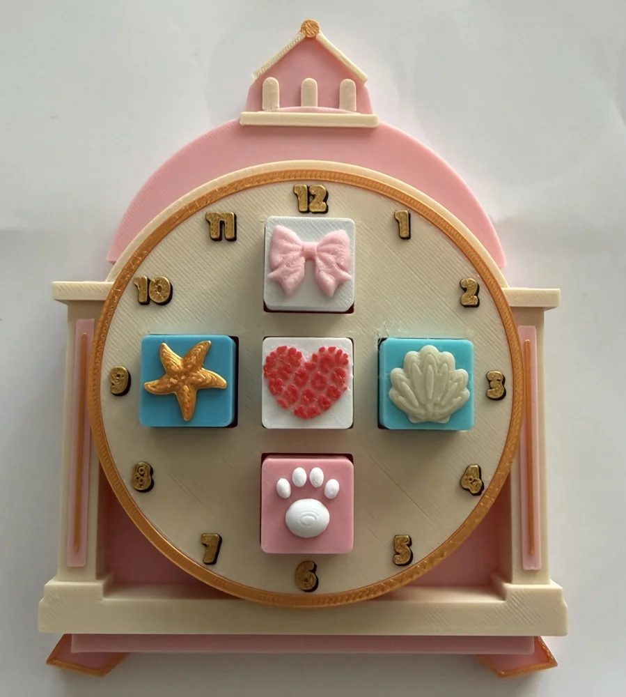 Castle Clock Clicker with five example keys