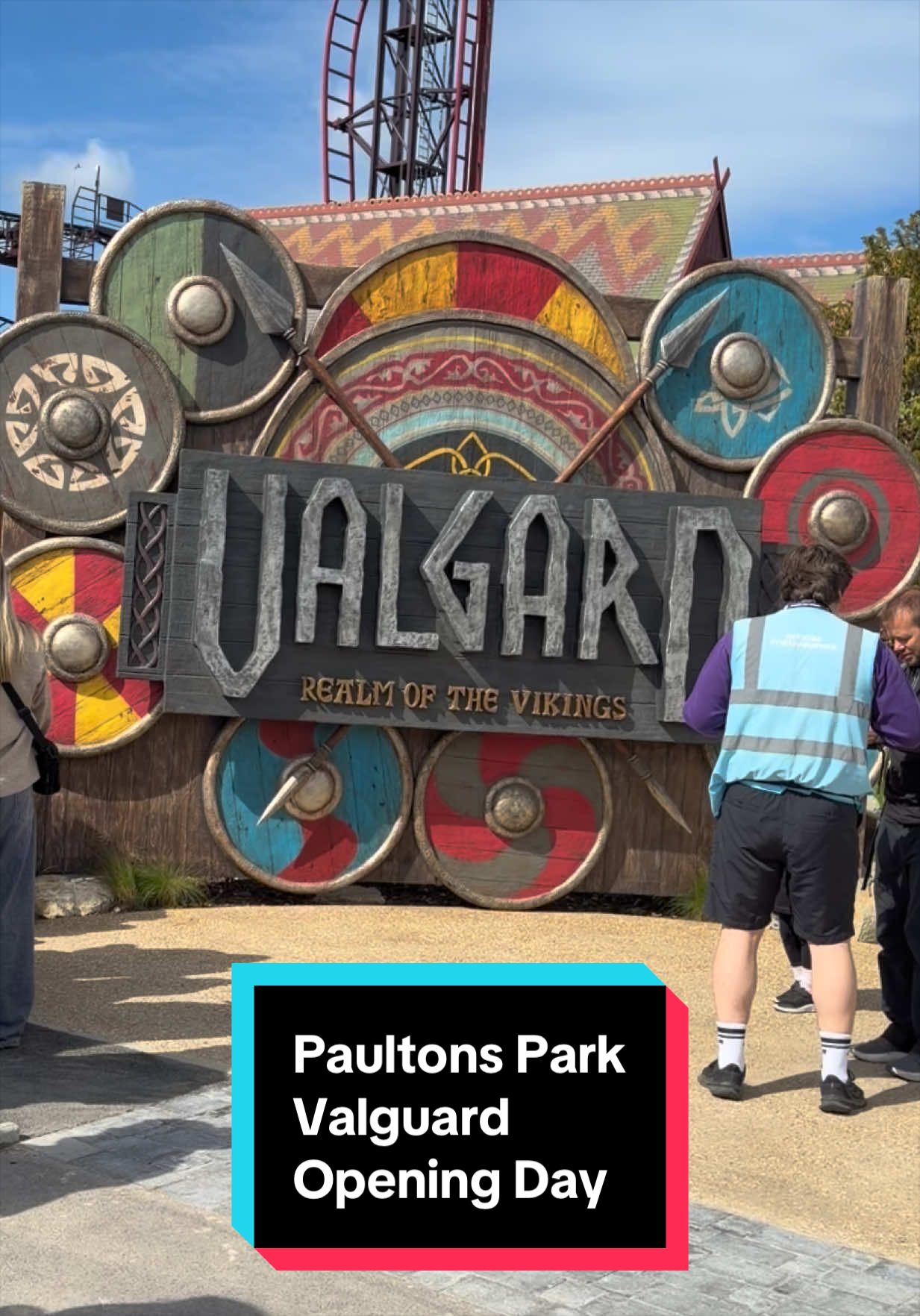 TobesVerse at Paultons Park for Valgard opening on TikTok